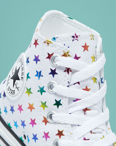 Chuck Taylor All Star Archive Foil White/Black/White, Detail Angle View