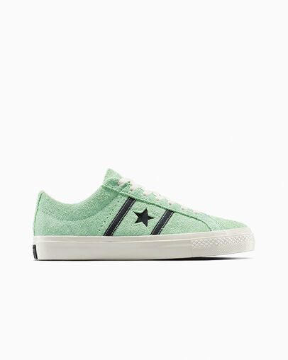 One Star Academy Pro Suede Resplandor &aacute;cido/Garza/Negro, Outer Side View