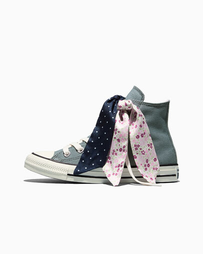 Chuck Taylor All Star Scarf Bow Mineral Brew Grey/Egret/Black, Inner Side View