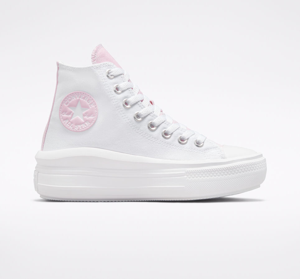 Chuck Taylor All Star Move Hybrid Floral Blanc/Mousse rose/Blanc