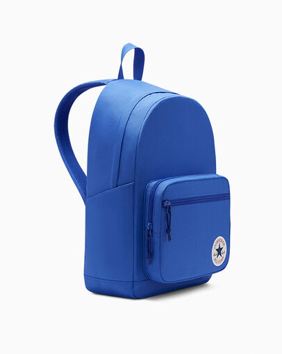 GO 2 Backpack Blue Flame, Back View
