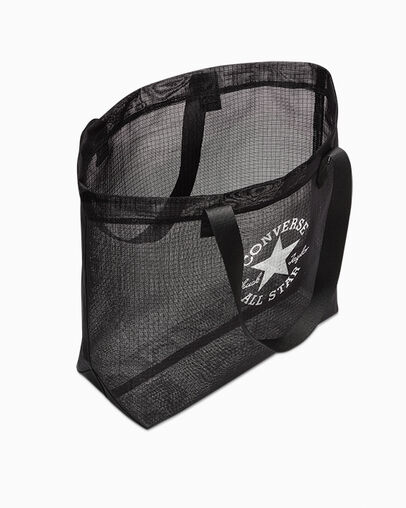 All Star Patch Print Mesh Tote Noir Converse