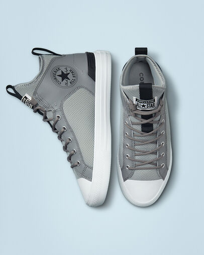 Chuck Taylor All Star Ultra Mason/Ash Stone/White, Top and Side View