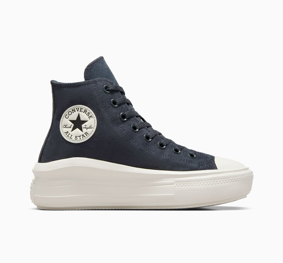 Chuck Taylor All Star Move Platform Colorful Suede Shadow Woods/Egret/Black