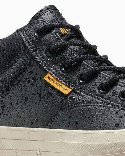 Chuck Taylor All Star Malden Street Water Repellant Boot Total Eclipse/Black, Detail Angle View