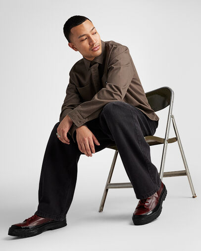 Chuck 70 National Leather Rottin Apple/Rottin Apple, On Foot Shot 2