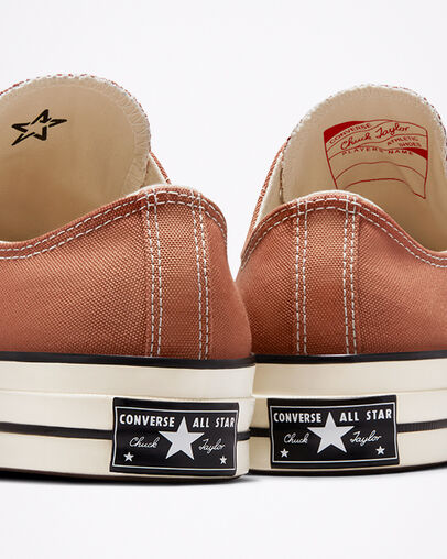 Chuck 70 Vintage Canvas Mineral Clay/Egret/Black, Detail Angle View