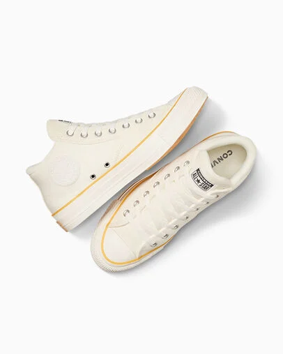 Chuck Taylor All Star Malden Street Garza/Goma/Blanco vintage, Angled View