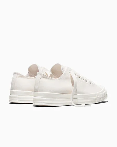 Chuck Taylor Throwback Vintage White/Vintage White, Heel View