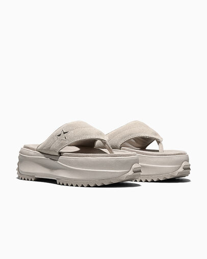 Converse Run Star Sandal Platform Suede Papyrus/Papyrus/Papyrus — foto 6