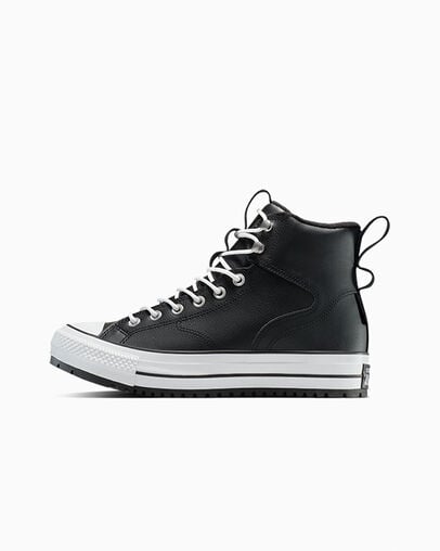 Chuck Taylor All Star Water-Repellent Hiker Boot Black/Black/White, Inner Side View