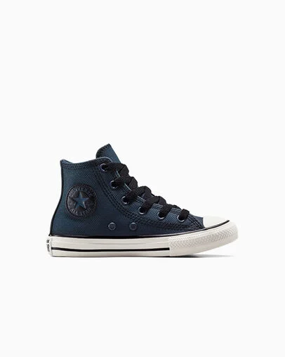 Chuck Taylor All Star Durable Navy/Black/Egret, Outer Side View
