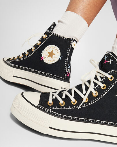 Star Lift Allstars Platform Zwart Chuck Taylor All Star Lift
