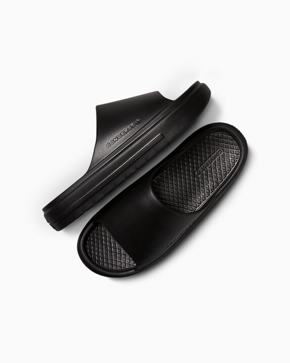 Converse Essential Slide Noir/Noir/Noir
