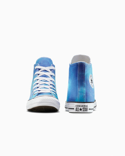 Chuck Taylor All Star Color Splash Gnarly Blue/Blau/Wei&szlig;, Heel View