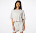 Heathered Cropped T-Shirt Natural Heather