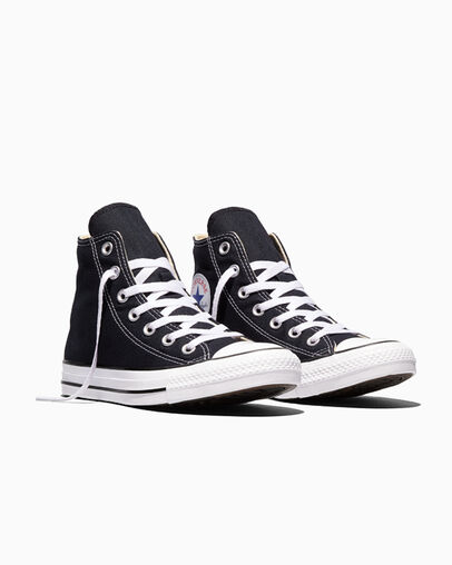 Chuck Taylor All Star Canvas Black, Top and Side View