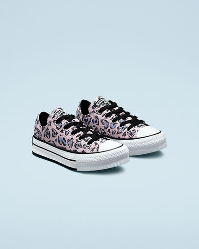 Chuck Taylor All Star Jungle Cats EVA Platform Sel de l'Himalaya/Noir/blanc, Angled View