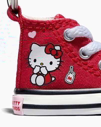 Converse x Hello Kitty And Friends Chuck Taylor All Star Keychain Red/White/Black, Back View