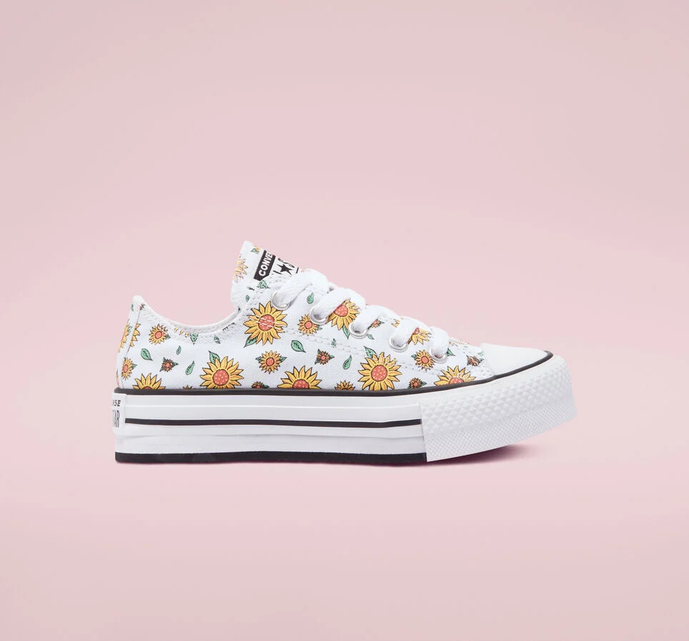 Sunflower EVA Platform Chuck Taylor All Star Blanco/Pulso c&iacute;trico