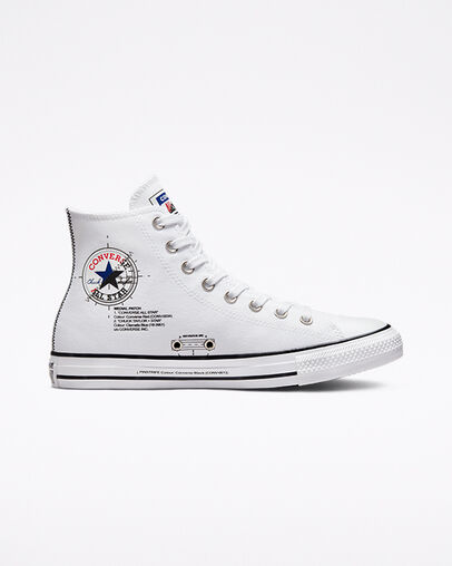 Future Utility Chuck Taylor All Star White/High Risk Red, Outer Side View
