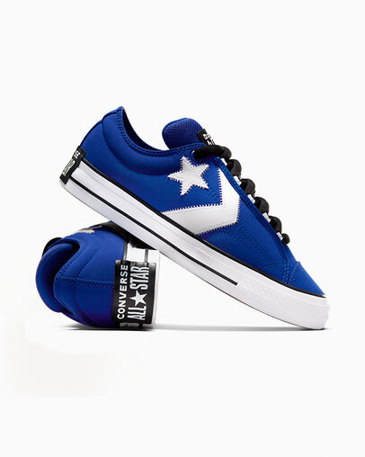 Star Player 76 Puff Bleu/Blanc/Noir, Detail Angle View