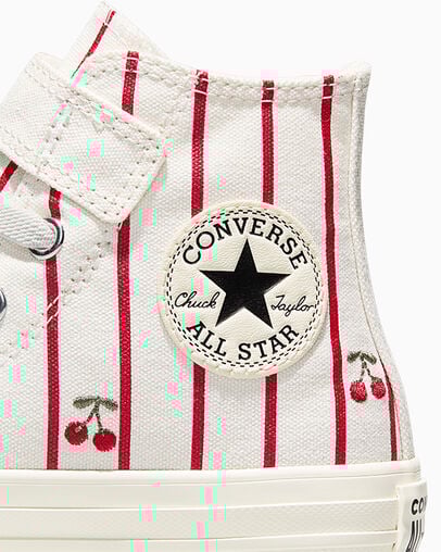 Chuck Taylor All Star Easy-On Fruits and Flowers Vintage White/Egret/Days Ahead, Detail Angle View