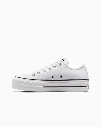 Chuck Taylor All Star Lift Platform Canvas White/Black/White, Inner Side View