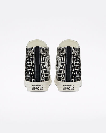 Chuck Taylor All Star Digital Daze Egret/Black/Egret, Heel View