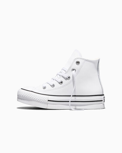 Chuck Taylor All Star Lift Platform Leather Wei&szlig;/Natural Ivory/Schwarz, Inner Side View