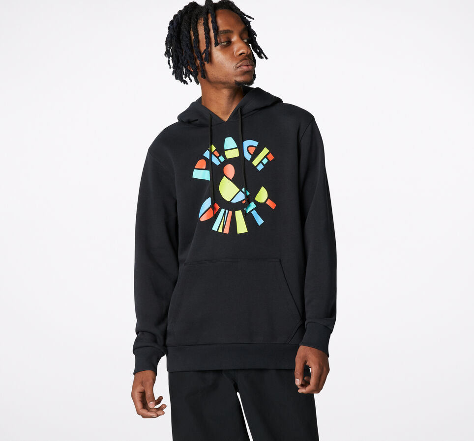 Sudadera con capucha Peace & Unity Recycled Negro Converse