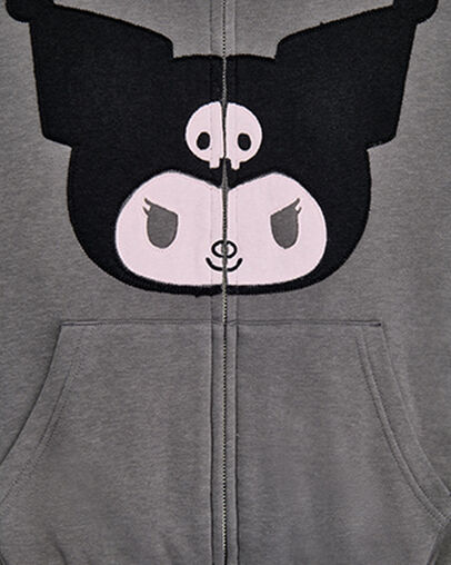 Converse x Hello Kitty® and Friends Kuromi™ and My Melody™ Full Zip Hoodie Plum Kitten/Parfait Pink — foto 7