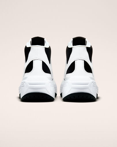 Weapon CX Blanc/Noir/Blanc, Heel View