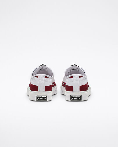 Converse x TheSoloist Jack Purcell Zip Wei&szlig;/Garnet/Mood Indigo, Detail Angle View