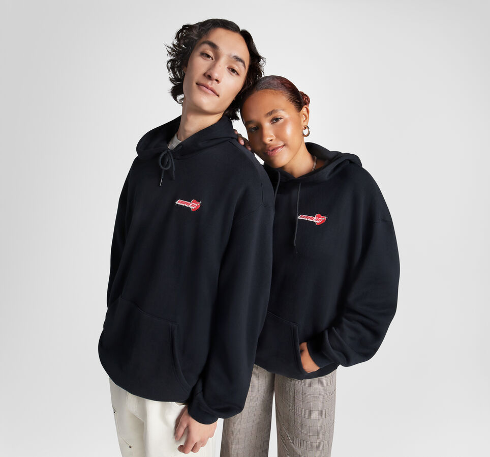 Y2K Heart Oversized Hoodie at Converse
