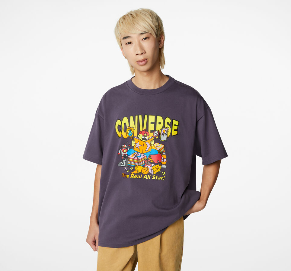 Sneaker Store Graphic T-Shirt Dark Raisin