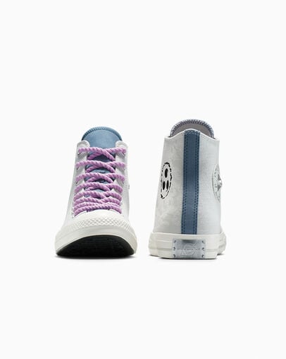 Converse x NARUTO SHIPPUDEN Sasuke Chuck Taylor All Star Fossilized/Vintage White, Heel View