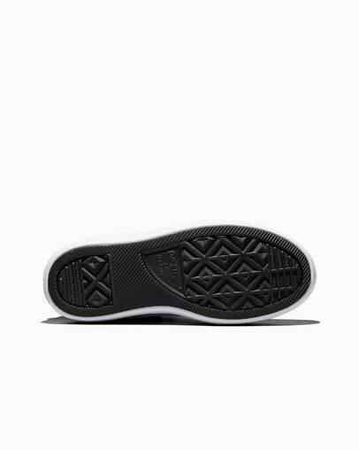 Chuck Taylor All Star Move Platform Foundational Leather Negro/Blanco/Blanco, Outsole View