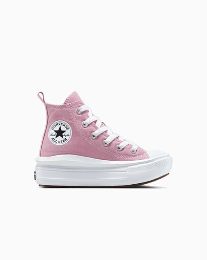 Chuck Taylor All Star Move Platform Cliffside Rose/White/Black, Outer Side View