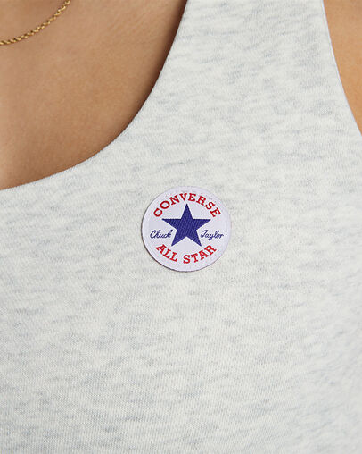 Retro Chuck Taylor Bra Top Lt Retro Grey Heather, Detail View