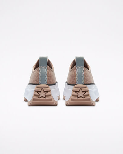 Unisex Black Ice Run Star Hike Sel rose/Noir/Blanc, Heel View