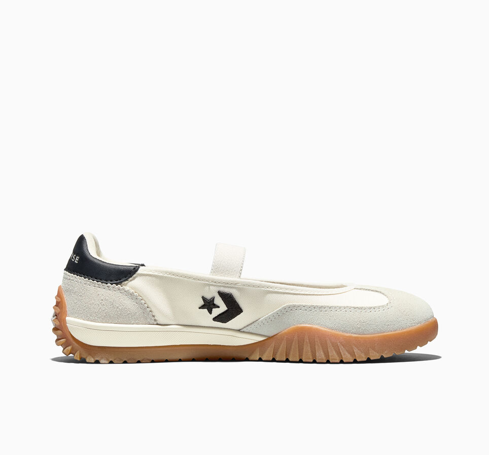 Run Star Trainer Ballet Flat Egret/Black/Gum