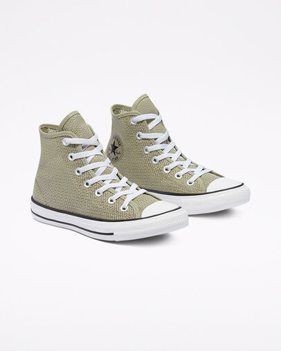 Chuck Taylor All Star Breathable Light Field Surplus/Black, Angled View