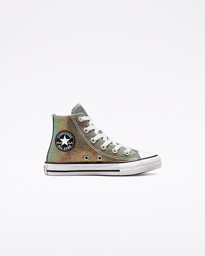 Winter Glitter Chuck Taylor All Star Oro/Nero/Bianco, Outer Side View
