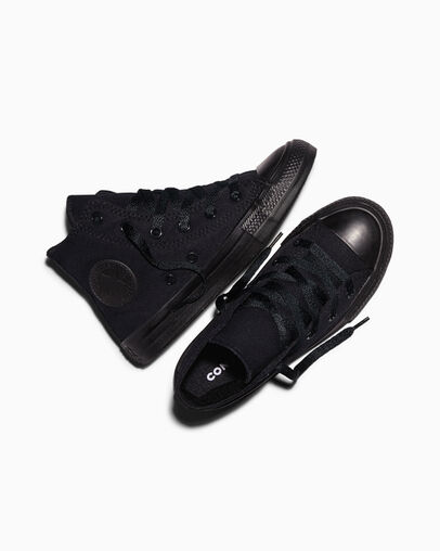 Chuck Taylor All Star Black Monochrome, Angled View