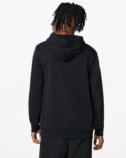 Sudadera con capucha Peace & Unity Recycled Negro Converse, Back View