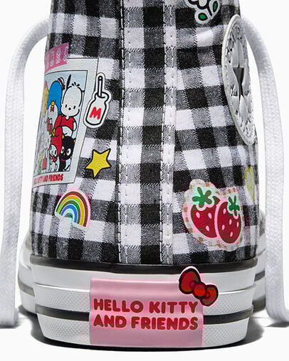 Converse x Hello Kitty And Friends Chuck Taylor All Star Picnic Black/White/Pink, Detail Angle View
