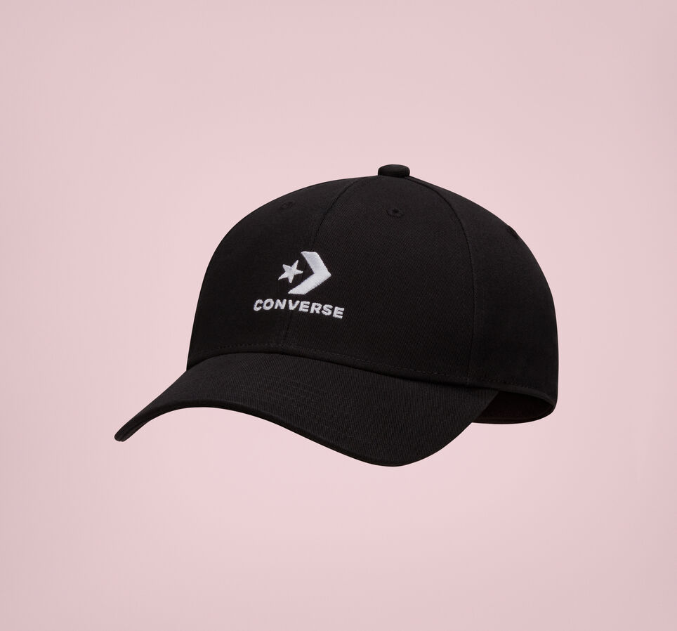 Logo Baseball Hat Converse Black/White
