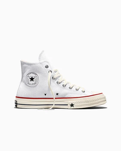 Chuck 70 X White/Garnet/Egret, Outer Side View