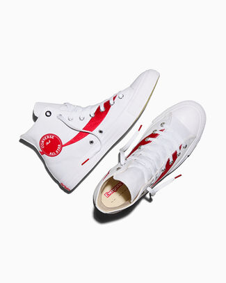 Canvas Converse x Coca-Cola Chuck Taylor All Star  Zapatillas Altas en White/racing Red, Talla EU 35 - A18434C